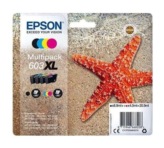 TINTA EPSON C13T03A64010 MULTIPACK T03A6 Nº603XL